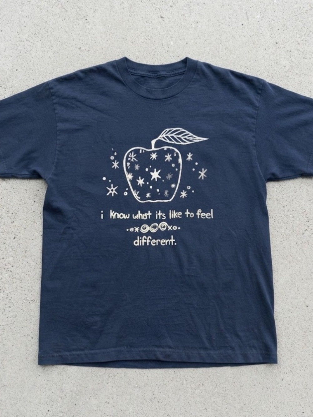 Starry Apple Quote Graphic Cotton Gildan T-Shirt